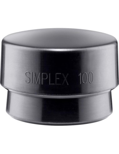 Cab martillo blan SIMPLEXD.100mm, goma Halder