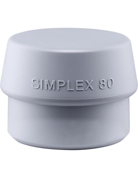 Mart superf blnda SIMPLEXTPE-mid 80mm sin abrasióndureza media HALDER