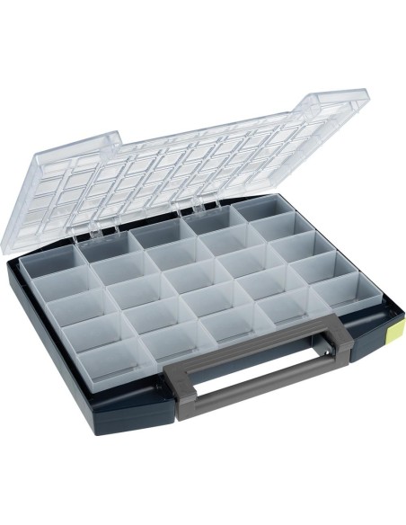 Maletín de surtido policarbonato boxxser 55 5x10-25 azul raaco