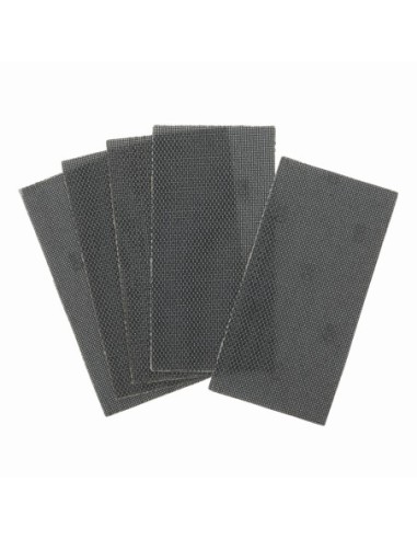 DTM8659-QZ - Lija de malla 1/2 de hoja 115x228mm, grano 40, para usar con todo tipo de lijadora orbital