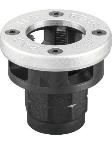 Cabezal de corte de cambio rápido R 1 1/4Remsrosca de tubo R cón. dchaISO 7-1, EN 10226 Rems