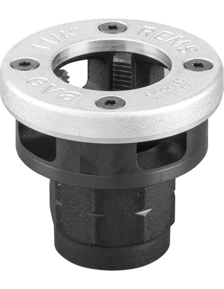 Cabezal de corte de cambio rápido R 1 1/4Remsrosca de tubo R cón. dchaISO 7-1, EN 10226 Rems