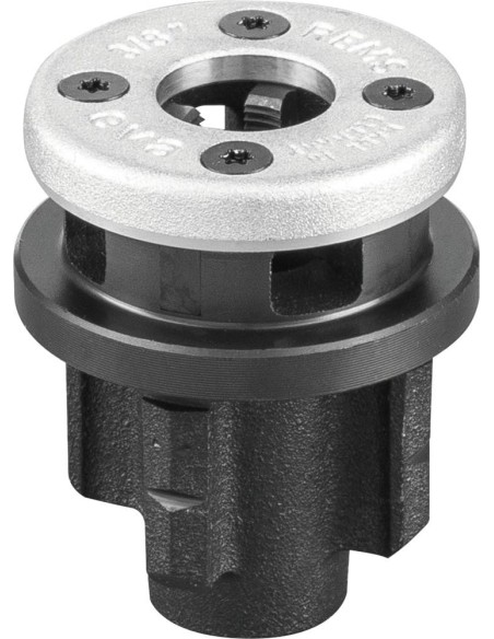 Cabezal de corte de cambio rápido R 3/8 Rems rosca de tubo R cón. dchaISO 7-1, EN 10226 Rems