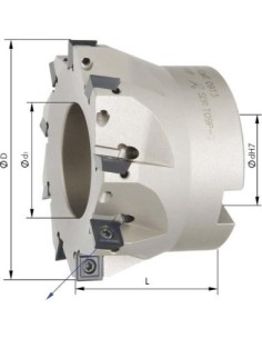 Portacuchillas áng. 90grados Z5 refrigeración interna D40mm para SOMT09