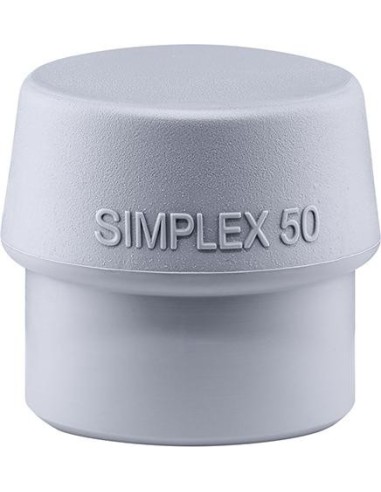 Martillo superficie blanda SIMPLEX TPE-mid 50mm sin abrasión dureza media HALDER