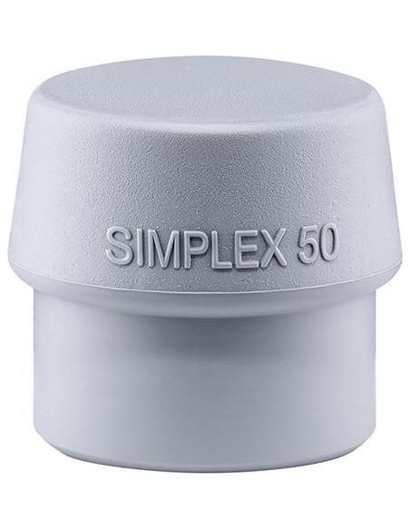 Martillo superficie blanda SIMPLEX TPE-mid 50mm sin abrasión dureza media HALDER