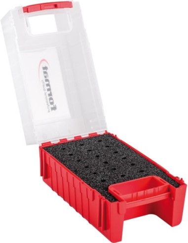 Caja vacía c/revestimnto interior de espuma para fresas c/ mango Ø vástago6mm