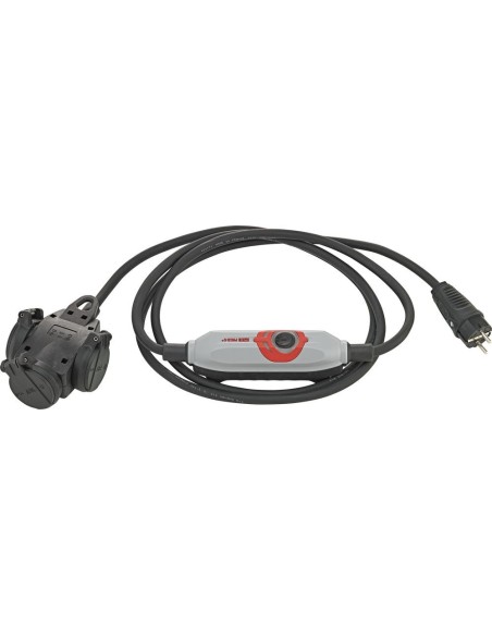 Distribuidor triple IP44 3m H07RN-F 3G2,5 con PRCD-S plus Althoff