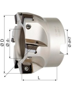 Portacuchillas áng. 90grados Z5 refrigeración interna D50mm para SDMT12