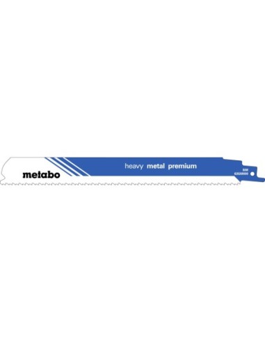 2 hojas para sierras de sable heavy metal premium 225 x 1,1 mm (628269000)