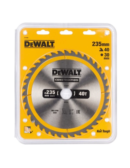 DT1955-QZ - Hoja para construcción 235x30mm 40T