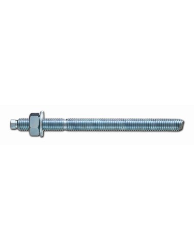 DFC4130000 - Varilla roscada con tuerca y arandela STM8x110 Acero galvanizado clase 5.8