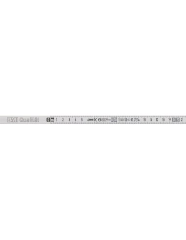 Cinta métrica con carcasade acero, blanca 10mx13mminicio de medición A Flextop BMI