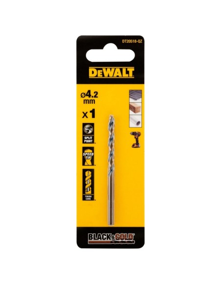 DT20518-QZ - Broca Black&Gold 4.2mm