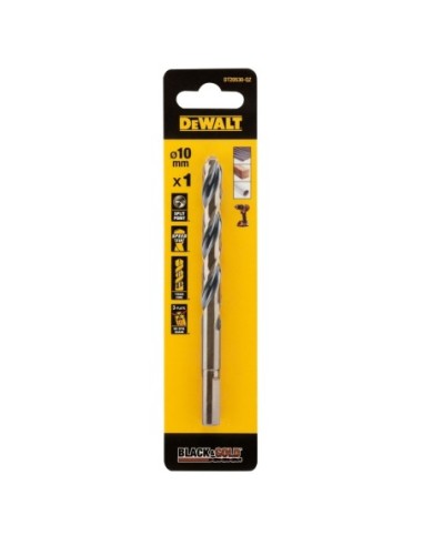 DT20530-QZ - Broca Black&Gold 10mm