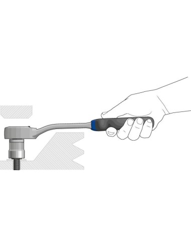 Carraca reversible palanca 1/2 72 dientes 270mm GEDORE