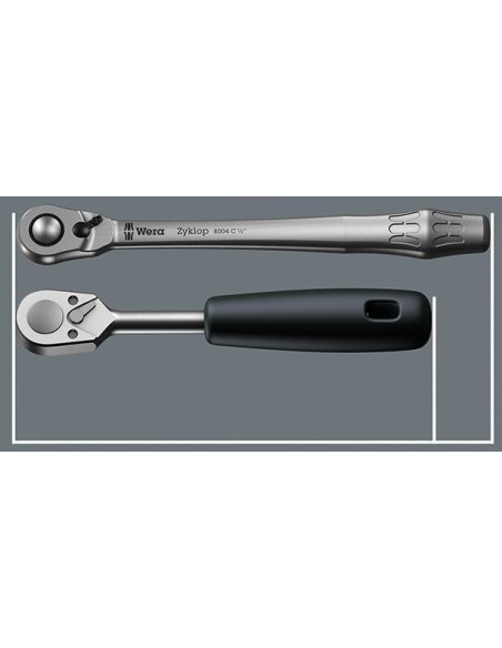 Carraca revers. palanca ZYKLOP metal switch 1/4 Wera