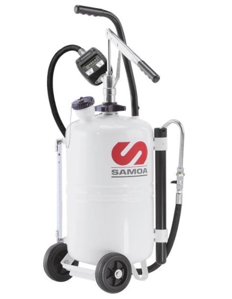 DISPENSADOR MÓVIL MANUAL PARA SUMINISTRO DE ACEITE CON DEPÓSITO AUTOPORTANTE Y CON CONTADOR, 25 L
