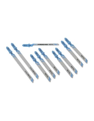 DT2292-QZ - Conjunto de 10 hojas de sierra de calar - metal
