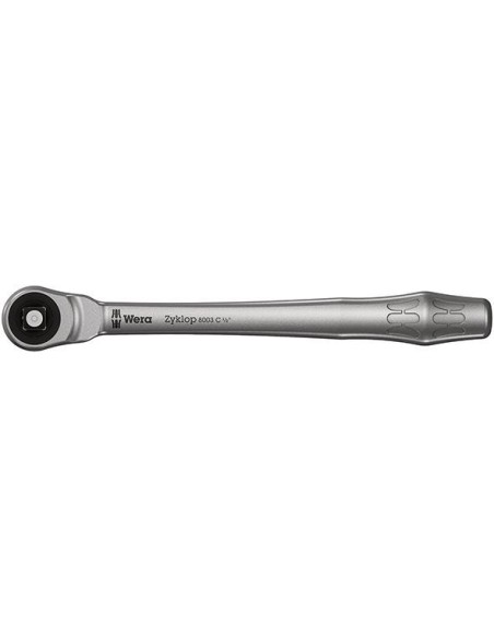 Carraca cuadradillo pasante ZYKLOP metal push1/2 Wera