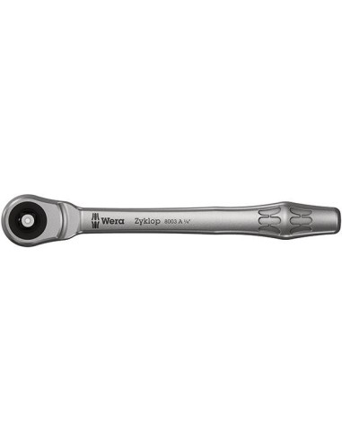Carraca cuadradillo pasante ZYKLOP metal push1/4 Wera