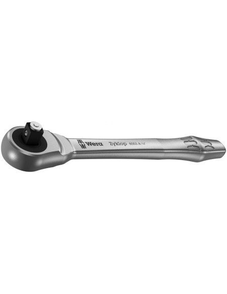 Carraca cuadradillo pasante ZYKLOP metal push1/4 Wera