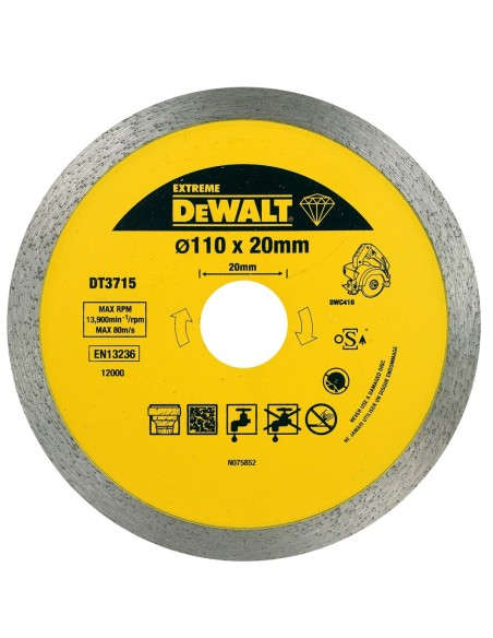 DT3715-QZ - Disco de Diamante 110 mm