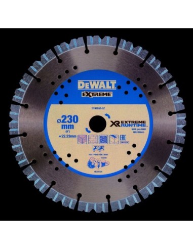 DT40260-QZ - 230 x 22.23mm Hoja de diamante EXTREME RUNTIME