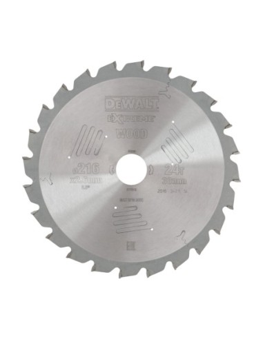 DT4310-QZ - Hoja para sierra circular estacionaria 216x30mm 24D