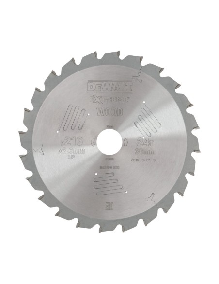 DT4310-QZ - Hoja para sierra circular estacionaria 216x30mm 24D