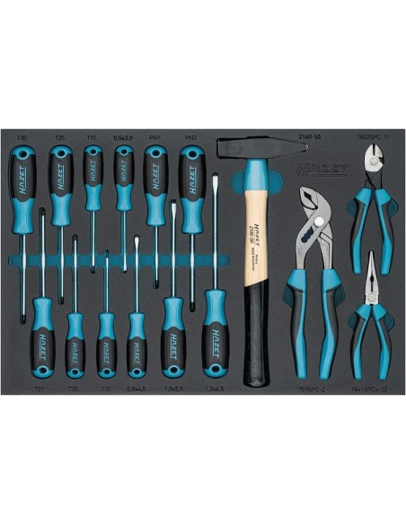 Carro de taller equipado 176N-7/147 147 unidades Hazet