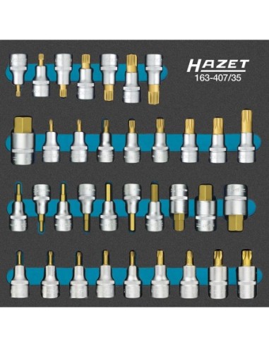 Carro de taller equipado 176N-7/204 204 unidades Hazet