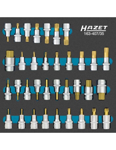 Carro de taller equipado 176N-7/204 204 unidades Hazet