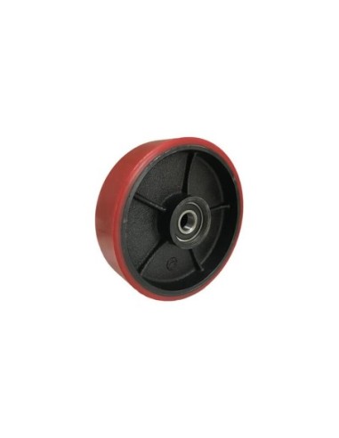 HP - Núcleo de Hierro fundido color negro - Banda de Poliuretano (vulcanizado) color rojo | 975-60/310PU REC. 310 PU-TG