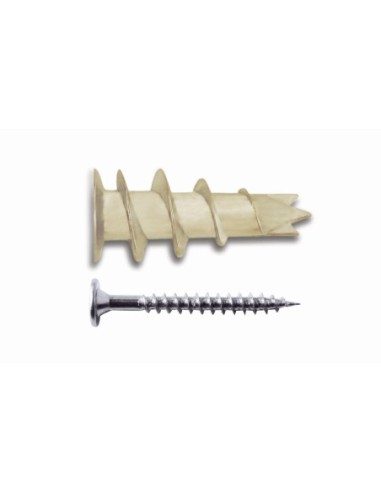 DFM4120000 - 100 xAnclajes para pared de yeso Zip-It/Nylon - Incluye tornillo