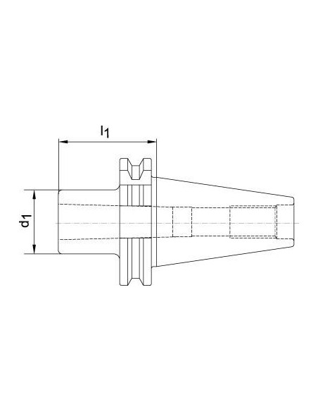 Casquillo inserc. DIN69871ADB forma A SK50/CM4 FORTIS