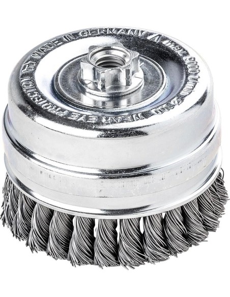 Cep copa alambre trenzado100x0,5mm Lessmann