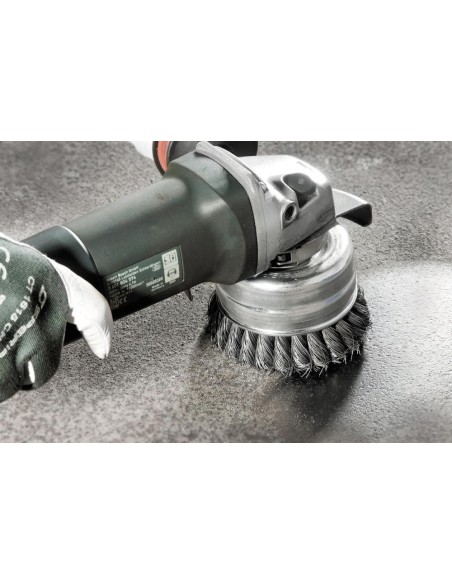 Cep copa alambre trenzado100x0,5mm Lessmann