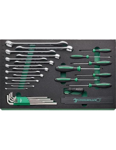 Carro de taller equipado 93/130 130 pzas. Stahlwille