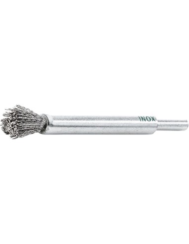 Cep. brocha ac. inox. ondulado 12x20/120x0,3mm Lessmann