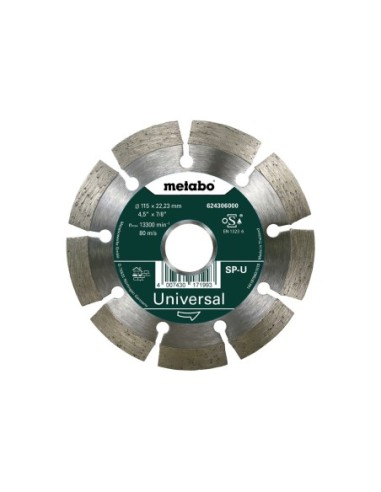 Disco de cortar de diamante - SP - U, 115x22,23 mm (624306000)