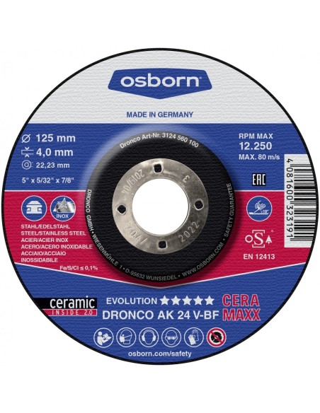 Disco de desbaste AK 24 V Evolution CERAMAXX