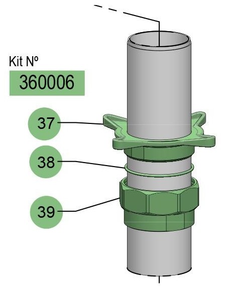 360006, KIT ADAPTADOR DESLIZANTE (AD-54)