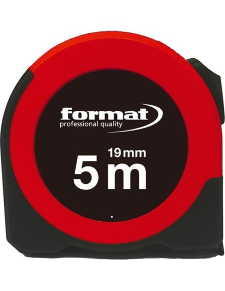 Cinta métrica de bolsillo5mx19mm blanca visor