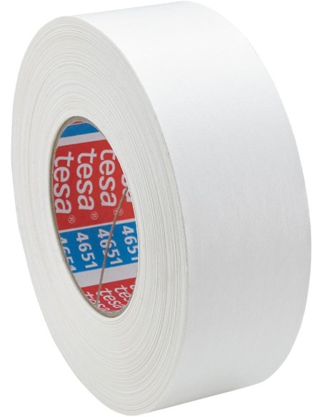 Cinta adhesiva tela 4651-08 plastificada 19mmx50m blanco tesa