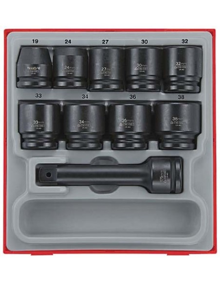 JGO DE VASOS DE IMPACTO 3/4 TTD9416 9 PZAS JGO DE VASOS DE IMPACTO 34 TTD9416 9 PZAS