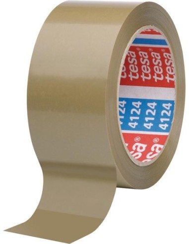 Cinta adhesiva PACK 4124 PVC 50mmx66m gamuza tesa