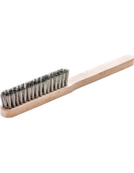 Cepillo fino de ac. inox.ondlado 0,15mm Lessmann