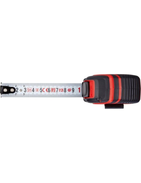 Cinta métrica de bolsillo2mx16mm blanca