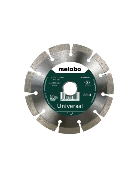 Disco de cortar de diamante - SP - U, 150x22,23 mm (624308000)